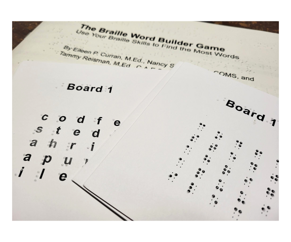 Braille Word Builder Game