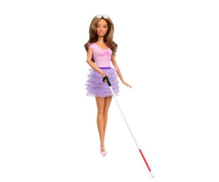 Blind Barbie Doll