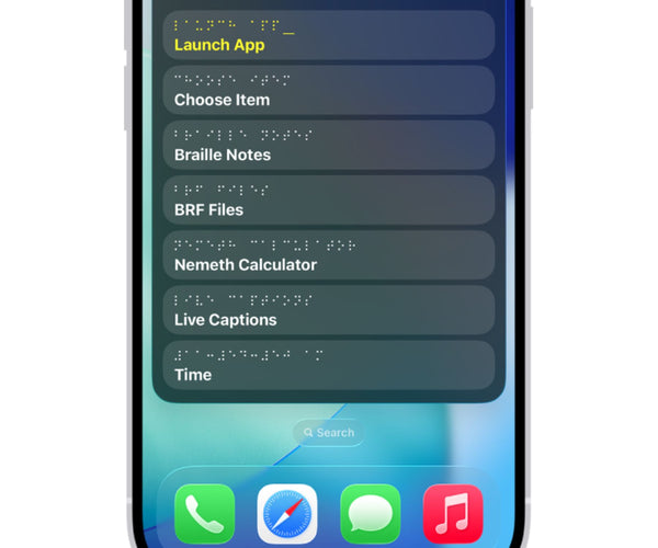 Braille Screen Input