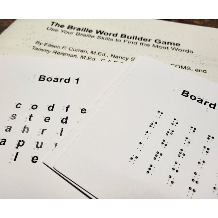 Braille Word Builder Game