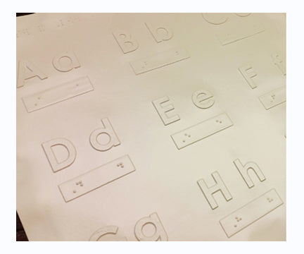 Tactile Alphabet Letters and Numbers