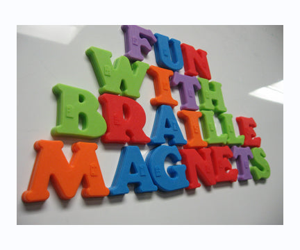 Braille Magnetic Letters
